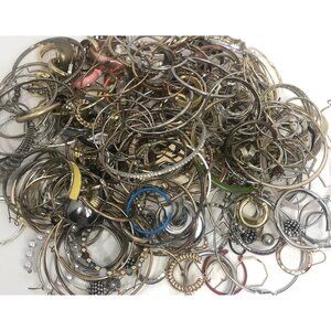 Jewelry Lot Mix Hoops Earrings Junk Craft